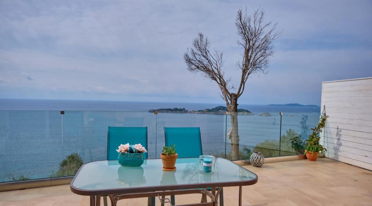 Villa Meli Afionas Corfu Bagian luar foto
