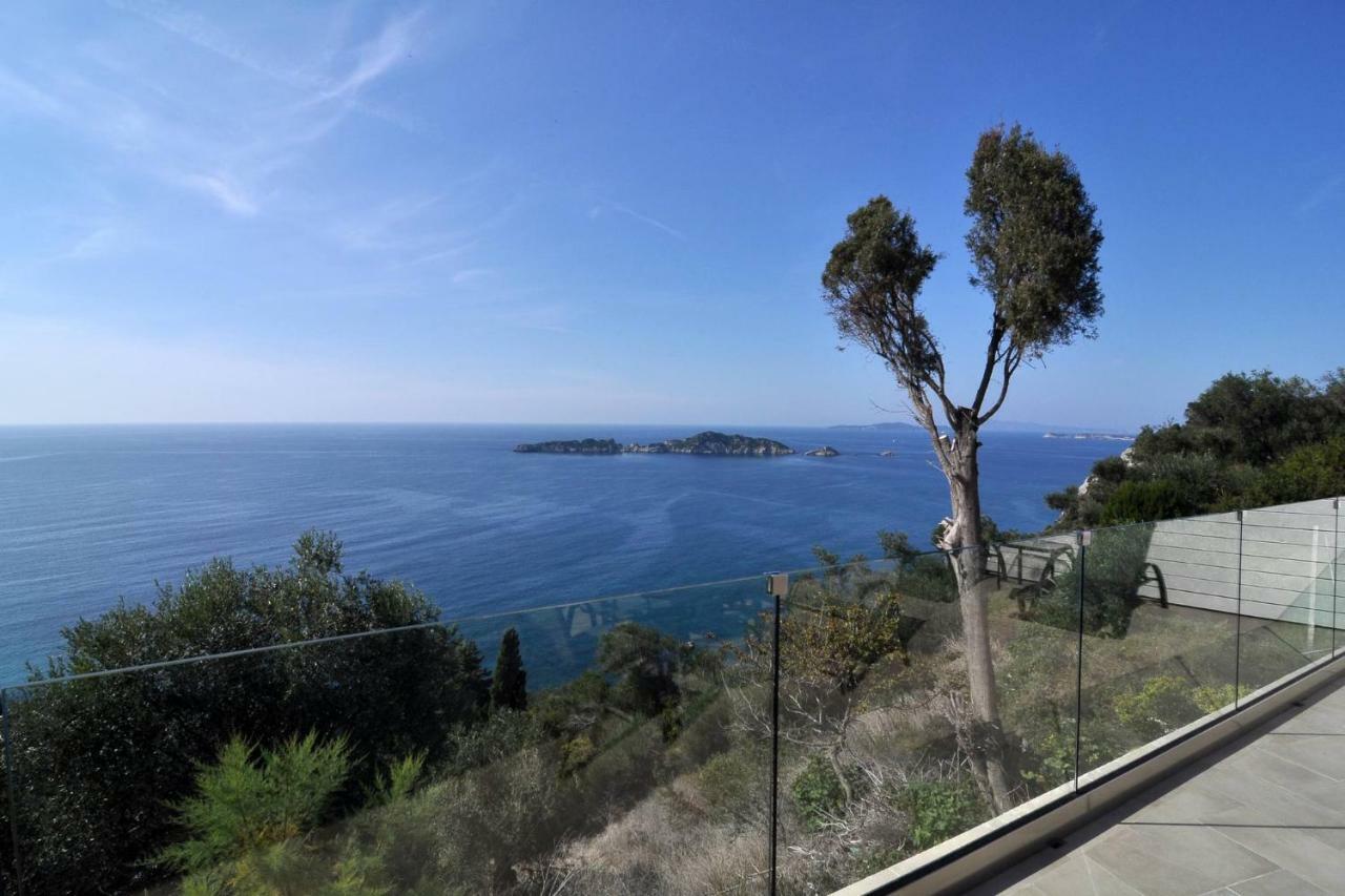 Villa Meli Afionas Corfu Bagian luar foto